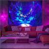 UV fluorescent tapestry print Wall Hanging Art Home Decor