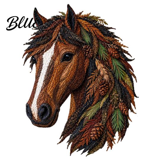 Creative Needlework Supplies Art Sewing Fabric DIY Patchwork Kit Floral Horse Flower Theme Kit