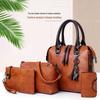 French-European Fashion Retro Women's Crossbody & Shoulder Bag Set - Four Pieces