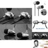 Silver Bullet Earphones Metal Deep Bass Wired Inear Headphones For Music Lovers
