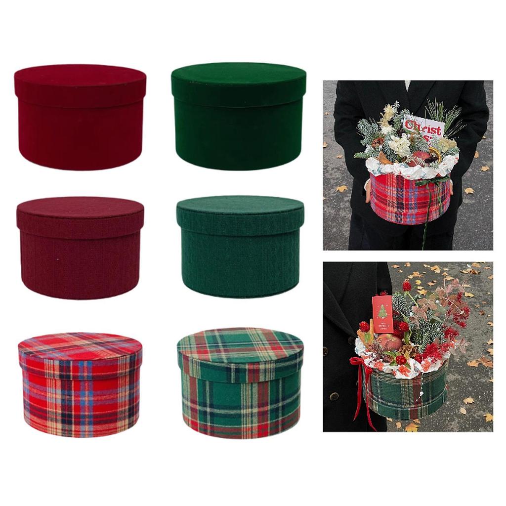 Holiday Gift Box for Wrapping Gifts Cloth Material Large Gift Box Packaging for Christmas Party Favor and Winter Birthday