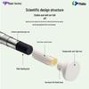 Adjustable No-Drill Universal Telescopic Shower Curtain Rod - Electroplated Enamel Finish