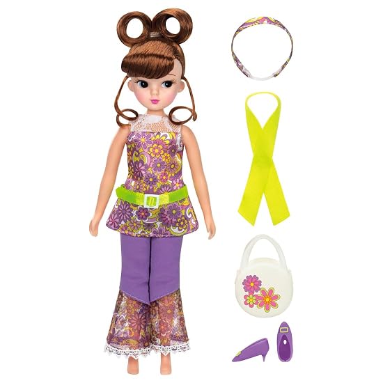 TAKARA TOMY Licca-chan Doll Retro Licca Margaret Go-Go Dress-up Pretend Play Toy Ages 3 and up