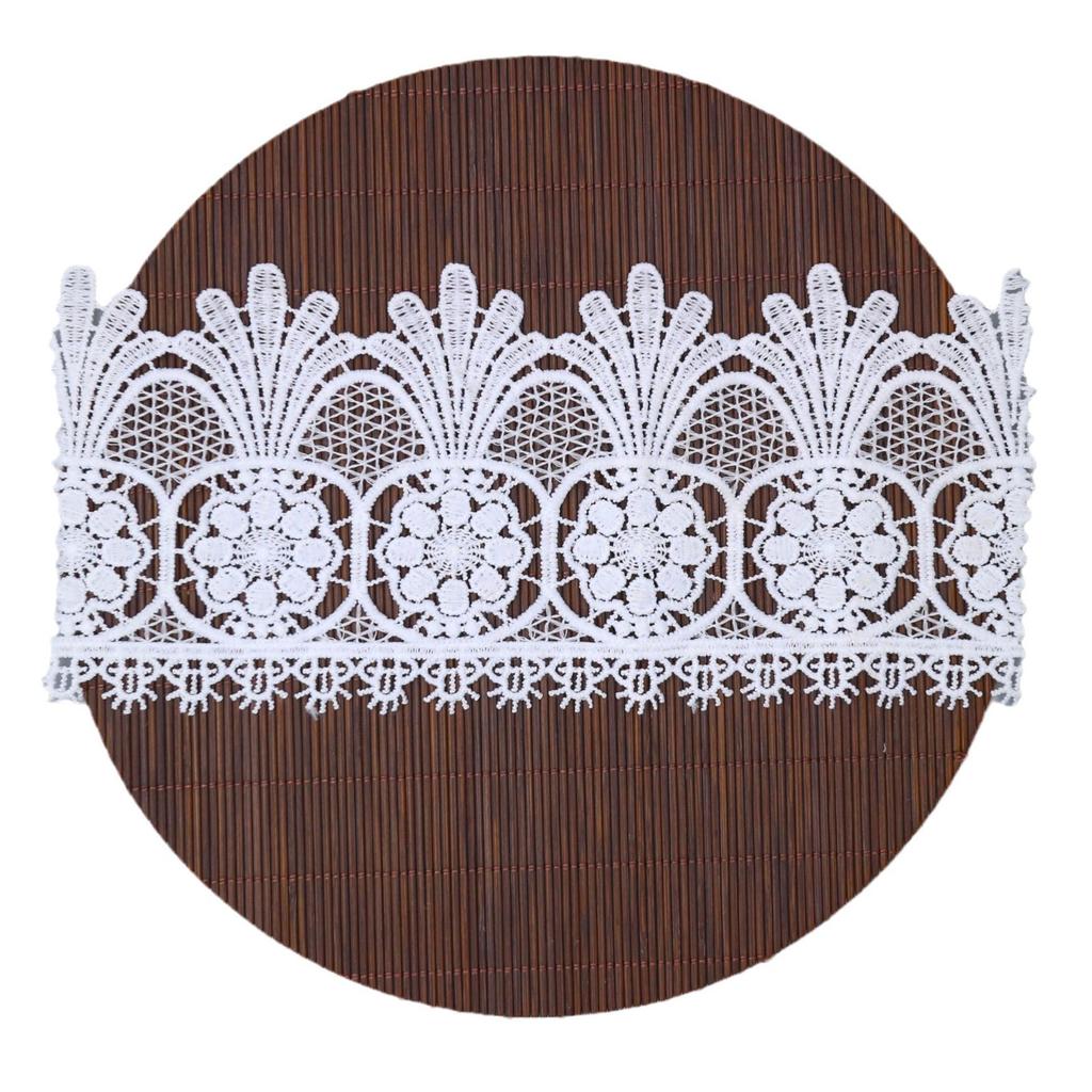 Milk Silk Barcode Home Jewelry Single Wave, Embroidered Lace Clothing Accessories Water-Soluble Embroidery Lace
