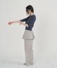 Ouas [Thin Mini Terry] Skirt Sweatpants Gray
