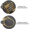 Burrito Serving Rack Taco Holder Stand with Dip Bowls, 201 Stainless Steel Wave Set, Tableware for Family Gatherings 2 Sauce Dishes And