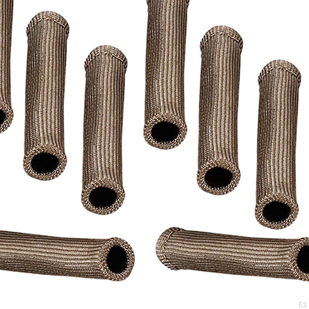 8 Pieces Sleeve, Fiberglass Reduces Temperature Universal Cover Automotive