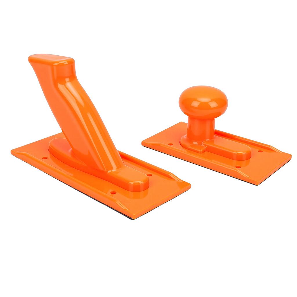 2Pcs Woodworking Push Block Plastic Carpenter Safety Tool for Table Saw Router Jointer Shaper Bandsaw Router Orange