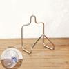 Storage Organizer Stainless Steel Drain Rack With Suction Cup Portable Sponge Sink Rack Resuable Silver Sponge Holder Bathroom