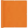 Balcony Privacy Screen Orange 110 x 500 cm Oxford Fabric