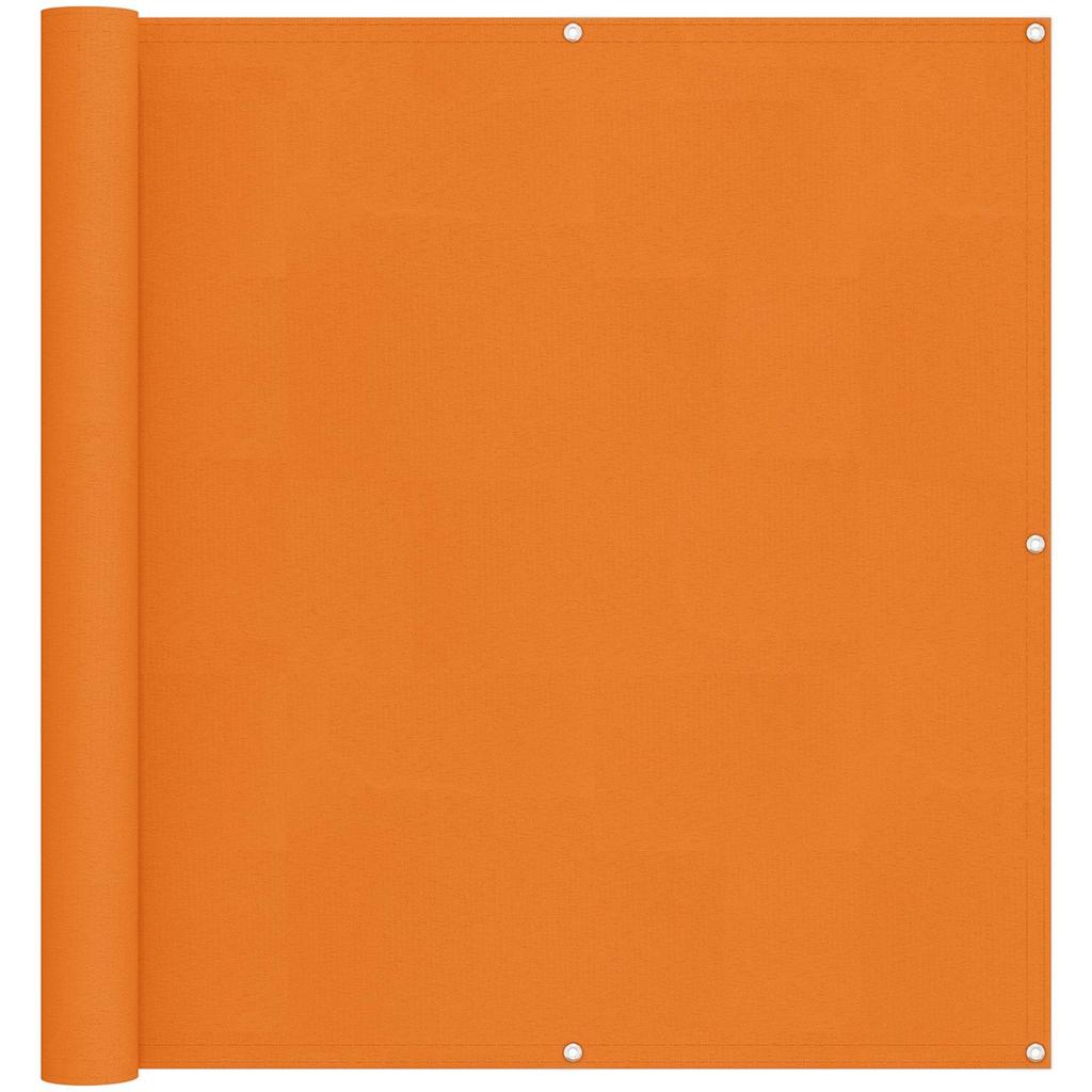 Balcony Privacy Screen Orange 110 x 500 cm Oxford Fabric