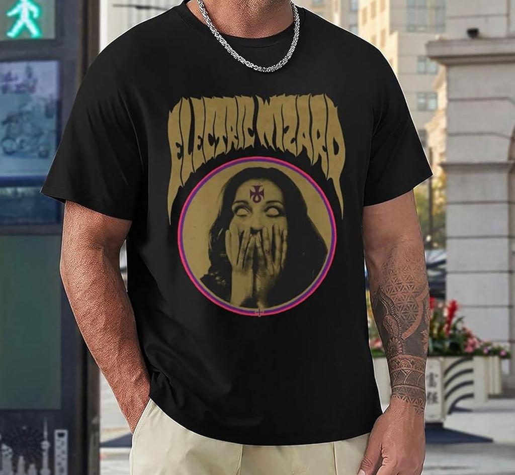 Electric Wizard band VTG black T-shirt Unisex Tee All sizes 2F97 S