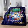 Alice in Wonderland Cartoon Print Plush Blanket, Extra Large Size, Warm and Comfortable, Suitable for Bed and Sofa Decoration.