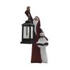 Christmas Resin Craft Ornaments: Santa Claus and Snowman Night Light for Home Décor