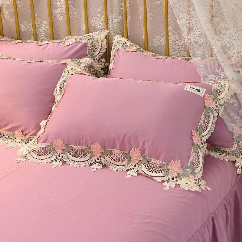 High Quality Ice Silk Pillowcase Pair Set 48*74cm Summer