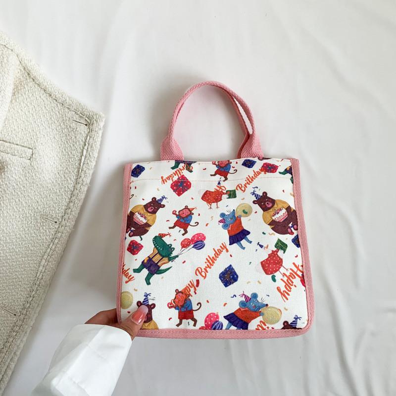 Trendy Summer Fashionable Handheld Tote Bag For Women In Chic Pink And Purple Colors розовый