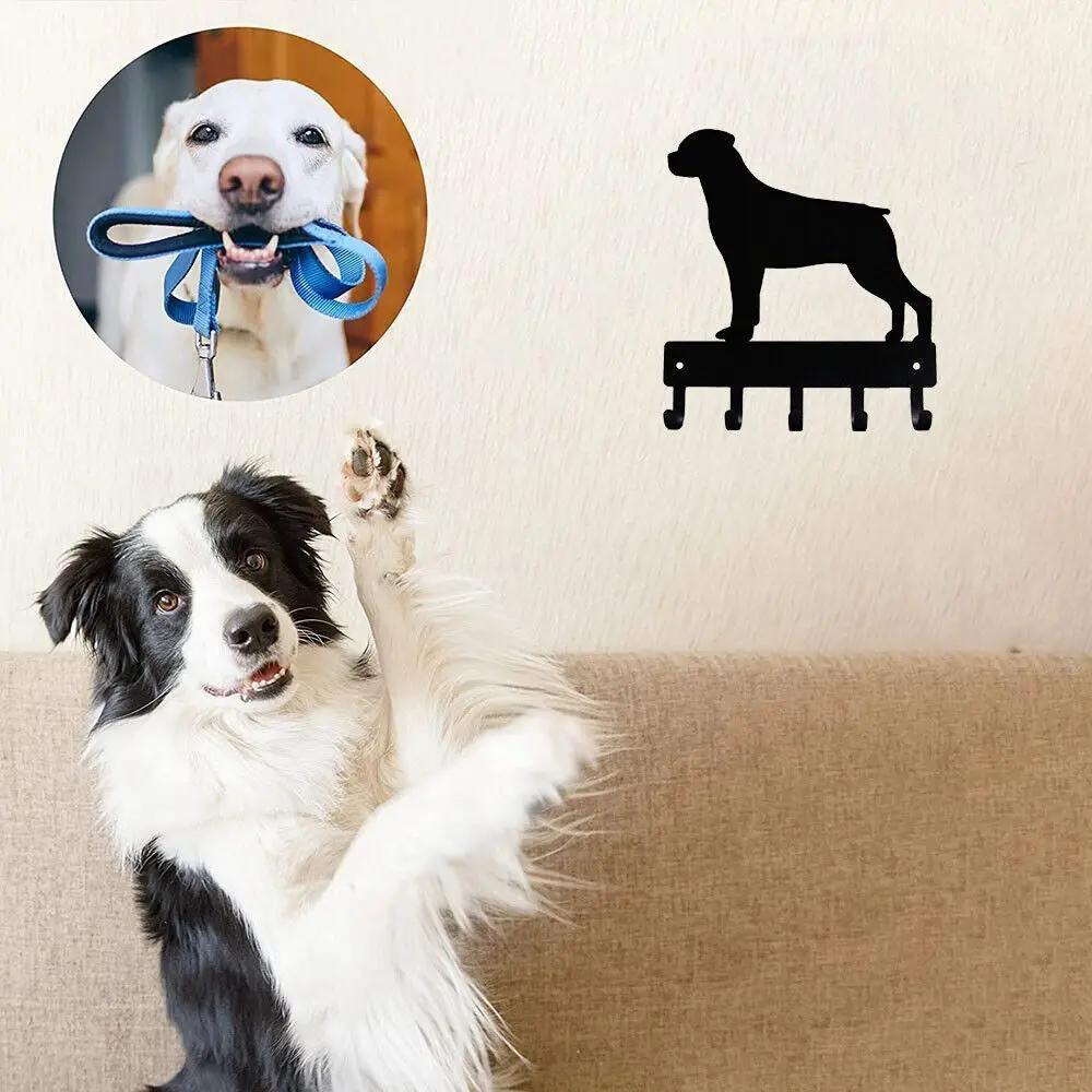 Rottweiler Key Leash Wall Hanger 22.9x23.8cm Pet Wall Art