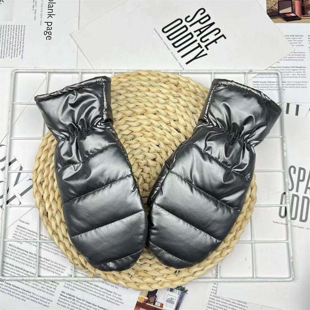 Suede Soft Winter Gloves Waterproof Full Fingers Mittens Luxury Cycling Skiing Gloves Outdoor