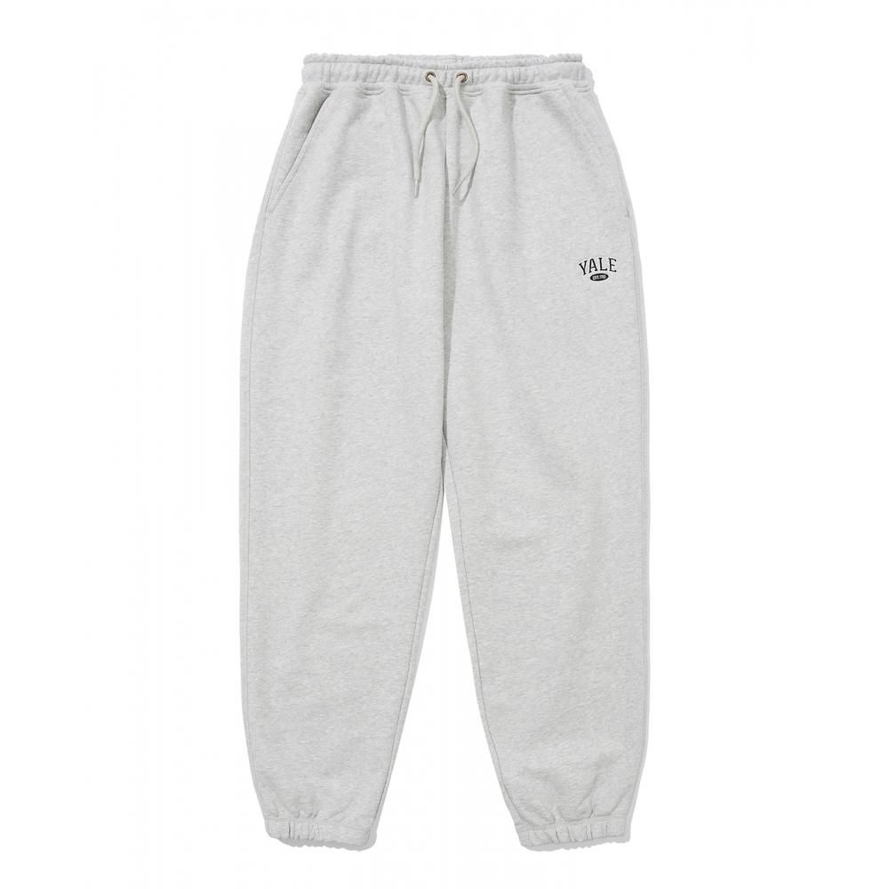 

YALE WIDE FIT SMALL 2 TONE ARCH SWEAT PANTS GRAY