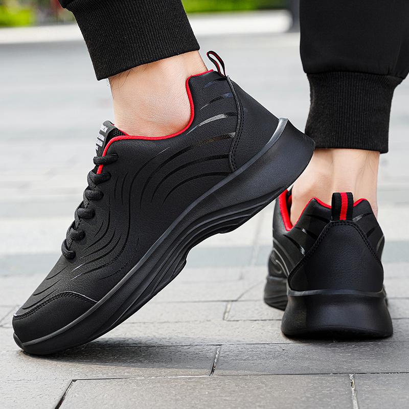 Men Sneakers Fashion Breathable Mesh Comfortable Black Sports Shoes Anti-Slip Outdoor Casual Running Mens Shoe Zapatillas Hombre