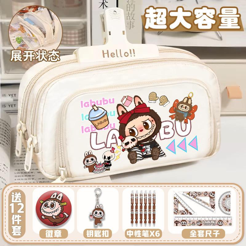 Pencil Case Cartoon High-value Stationery Canvas Storage Pencil Case