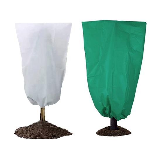 Yousheng Pflanzenschutzhülle mit Kordelzug und Reißverschluss, wiederverwendbares Vliesstoff, Winter, Außenbereich, Garten, Baum, Sträucher, Topfpflanzen, Frostschutzsack