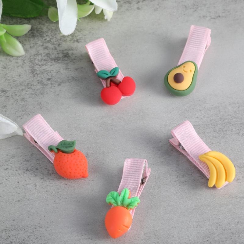 Hair Clips for Baby Girls 10PCS Non-Slip Candy Color Hairpins Cute Princess Hair Barrettes Set Toddler Sweet Headdress