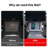 For Tesla Model 3 Highland 2025 Wireless Charging Pad Non-Slip Mat with Side Storage Organizer Tray Model3 Charger Protect Cover