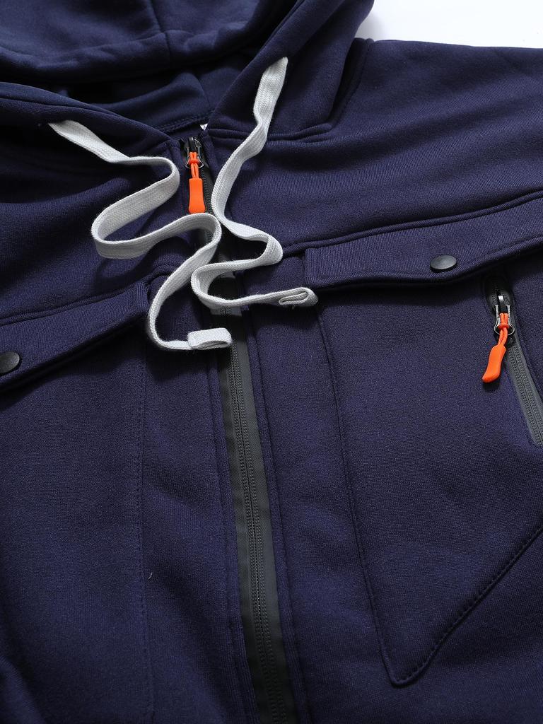 Men's Trendy Zipper Hoodie - Autumn/Winter Casual Pullover