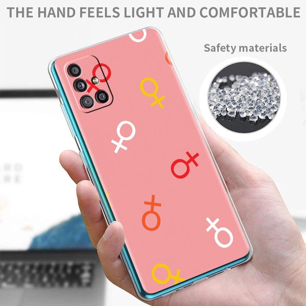 Feministische Feminismus-Telefonhülle für Samsung Galaxy A51 A71 A21S A12 A11 A31 A41 A52 A32 5G A72 A01 A02S Silikon Klar Soft Cover
