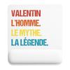 Mousepad - PLANETEE - Valentin Myth Legend Vintage - 22x18 Cm - Polyester/Rubber - Thic. 3 Mm