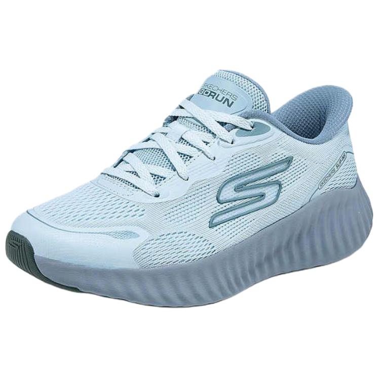 Skechers Go Series Versatile Comfortable Fabric Low-Top Running Shoes Women Sneakers Blue 129369-LTBL