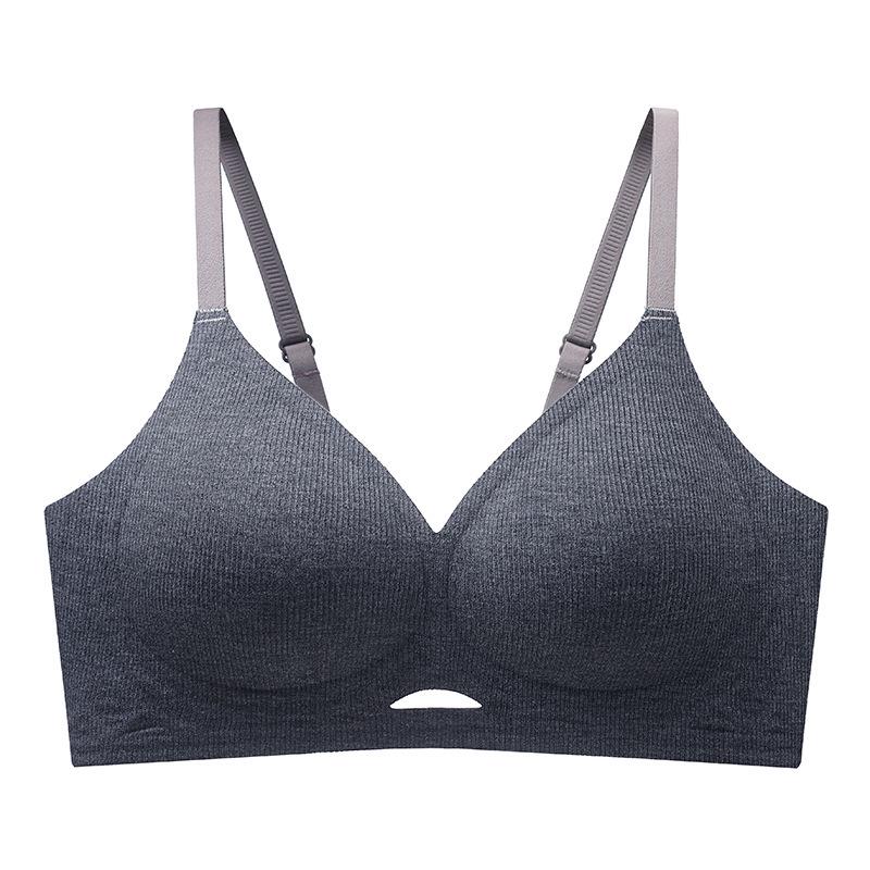 

Seamless Wire-Free Bra: Soft, Breathable, Side Support for Beautiful Back and Enhanced Small Bust. L [105-120 lbs]