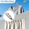 12Pcs Steel Wire Rope Buckle Clamp Double Holes Metal Clip Adjustable Locking Fasteners for 1.5 To 2mm Cable Enduring