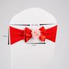 Polyester Bow Tie Chair Bandage High Elasticity Chair Sashes Band  Wedding Party