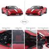 RASTAR 114 Scale Ferrari 458 Speciale RC Model Car with LED Lights and Automatically OpeningClosing Roof, Red
