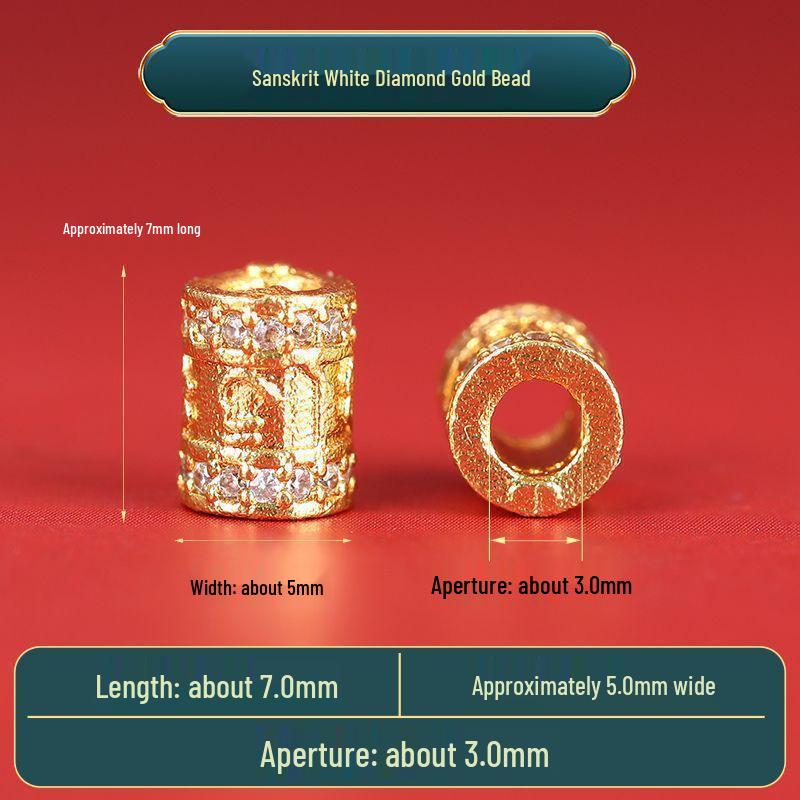 Vintage Brass Filigree Pearl Spacer Beads for Handmade DIY Bracelets