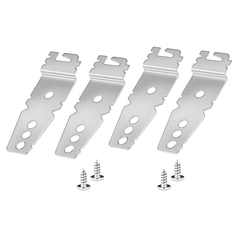 

M-Modern-4 Pack Premium Dishwasher Mounting Bracket Set Undercounter Dishwasher Bracket Set With Screws For Whirl-Pool, Ken-More серебряный