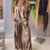 Women Full Sleeved Floral Printed Holiday Loose Suit Set