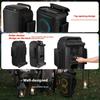 Speaker Protective Cover Dustproof Nylon Fabric Rolling Up Design With Zippered Closure Side Pockets for 520 Speaker