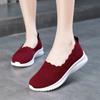 Fashion Sneakers Female Flat Soft Comfortable Fashion Lightweight Pumps Shoes Joker Slip-on Super Light Casual Vulcanize Shoes Woman Red