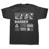 Funny Barber MultiTasking Certified Job Graphic Tshirts Men Womens Fashion Casual Tshirt 100 Cotton Loose Oversized T Shirt