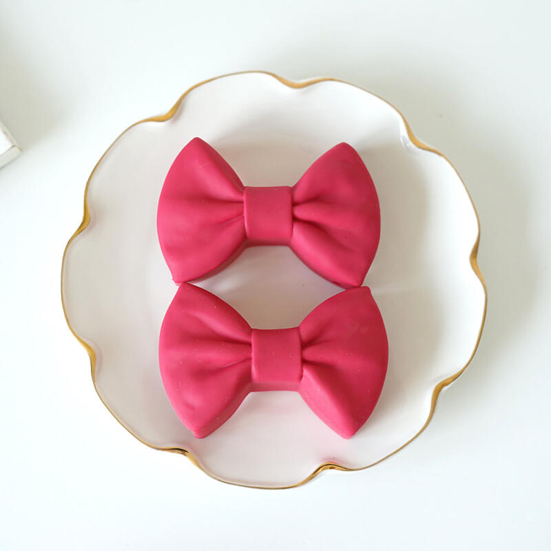 

1 set of silicone ribbon pot handle and pot tongs pink