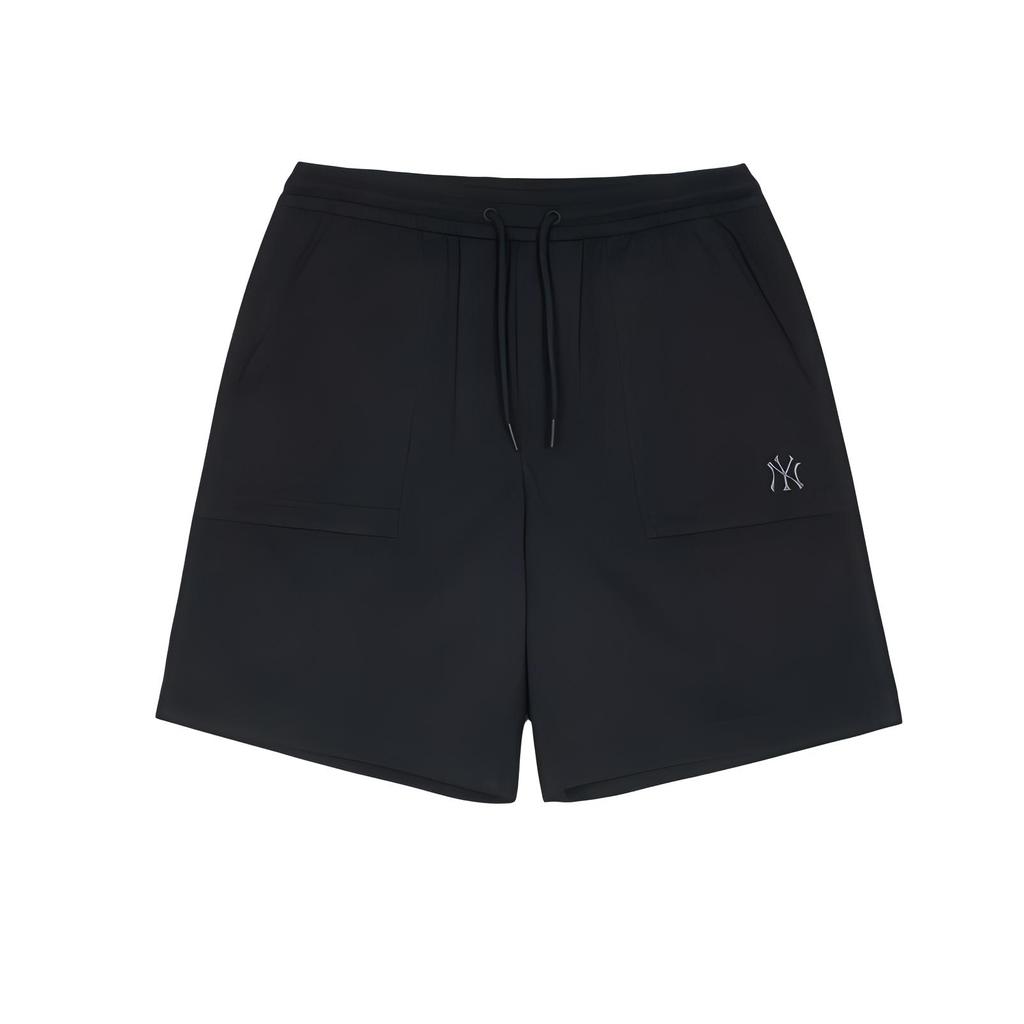 New MLB Basic New York Yankees Casual Shorts Unisex Black 3ASMB0253-50BKS