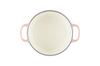 Le Creuset Guss-Emaille-Topf Signature Cocotte Ronde 22 cm, Peche, Gas-IH-Ofen, kompatibel mit japanischem [autorisiertes Produkt]