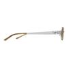 Gentle Monster Logo Metall Oval Sonnenbrille Unisex Sonnenbrille Silber CALI02-BR