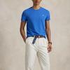 Polo Ralph Lauren Solid Logo Crew Neck Short Sleeve T-Shirt Men tops Blue 710671438-411