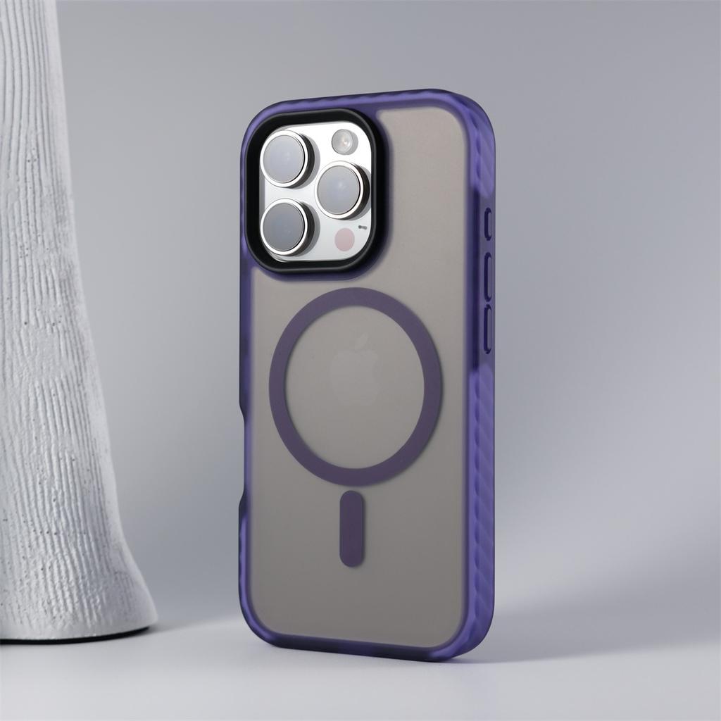 Translucent Matte Magnetic Phone Case For iPhone 17 Pro Max Air 14 15 Plus 11 12 13 16 Pro For Magsafe Anti-Fall Protector Cover