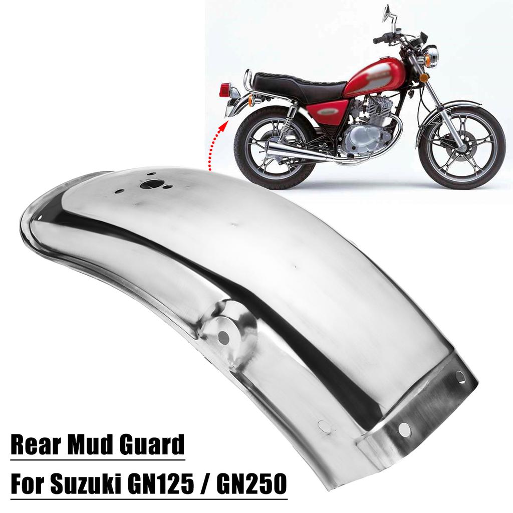 CURTT Seitenabdeckungen Für Suzuki GN250 Motorrad - Rot/Gold ABS Kunststoff