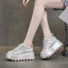 5 Leather Muffin Shoes Spring New Heightened 7 Trendy Brand Versatile Sports